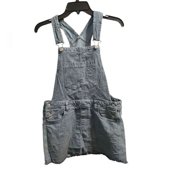 American Eagle Outfitters Dresses & Skirts - American eagle blue/grey corduroy overall skirt dress
